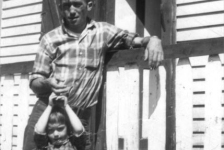 469: Fred Norman and his niece Betty Kerrivan. (1960) [courtesy of Betty Kerrivan]  - Fred son of John Norman &amp;amp; Mary Farget; Betty daughter of Francis Kerrivan &amp;amp; Anna Norman